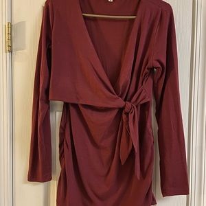 3/4 sleeve maternity top